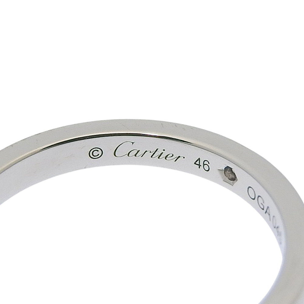 CARTIER Silver Diamond Ring - Picture 5 of 7